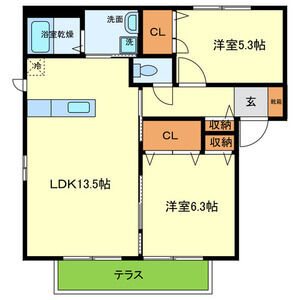 シャーメゾン光明池 間取り