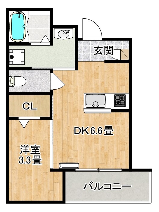 大浜北町シーエムシズ 間取り