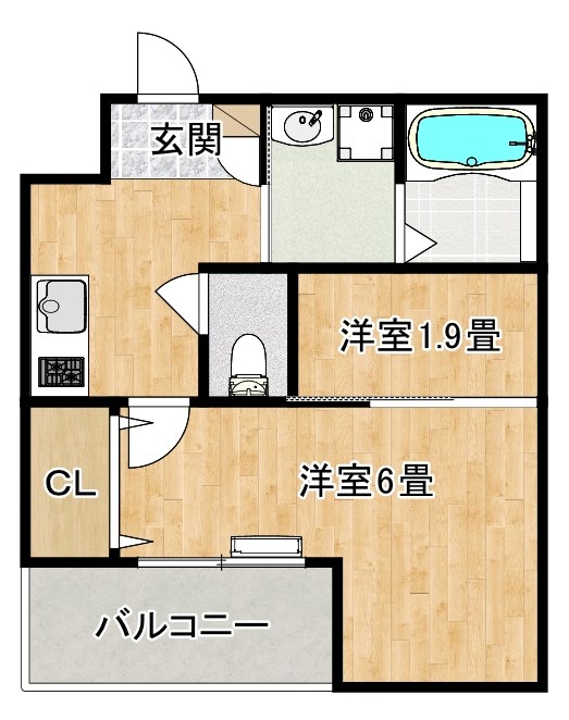 大浜北町シーエムシズ 間取り