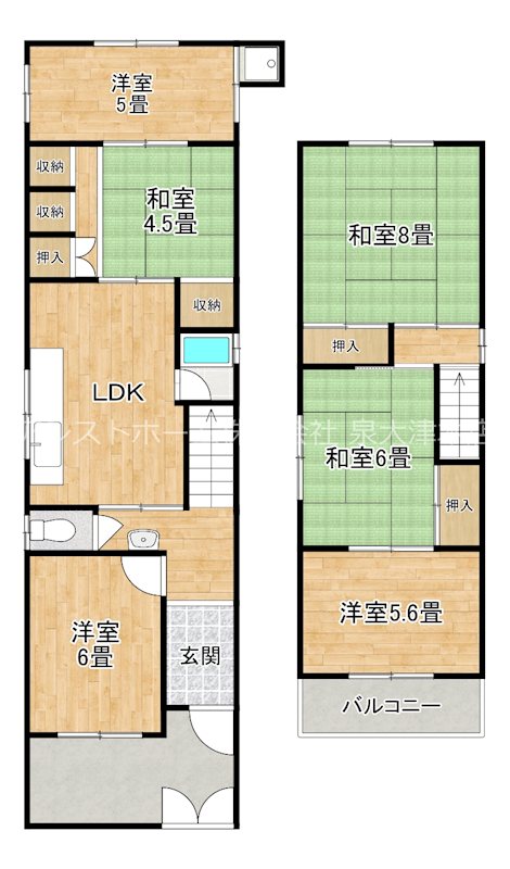黒鳥町3丁目戸建 間取り
