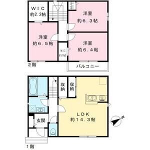 イーストヴィラ和泉府中　A号室 間取り