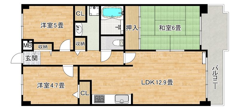 エクセレンス堺東 間取り