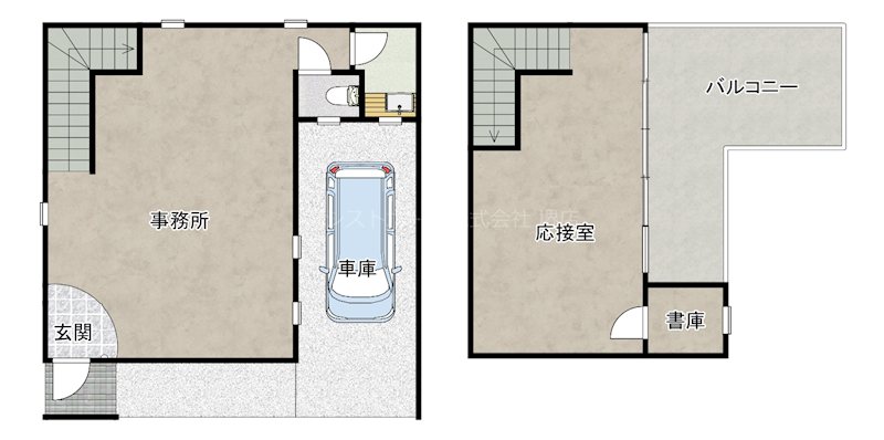 大浜中町貸事務所 間取り