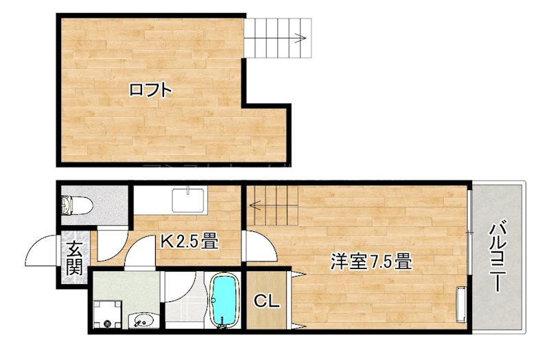 フジパレス黒土 間取り