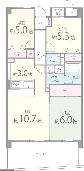 ジョイフル寿 間取り