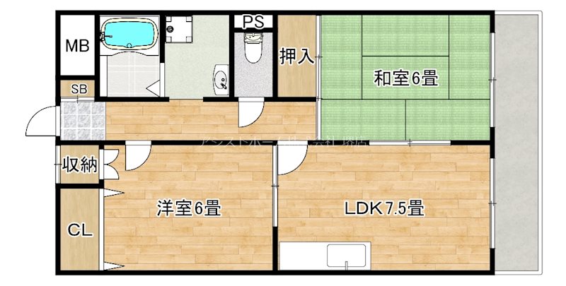 シャルム香ヶ丘 間取り