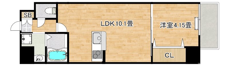 FREEDOMresidence堺大小路 間取り