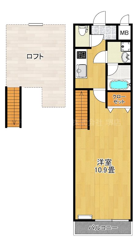 フジパレス津久野Ⅱ番館 間取り