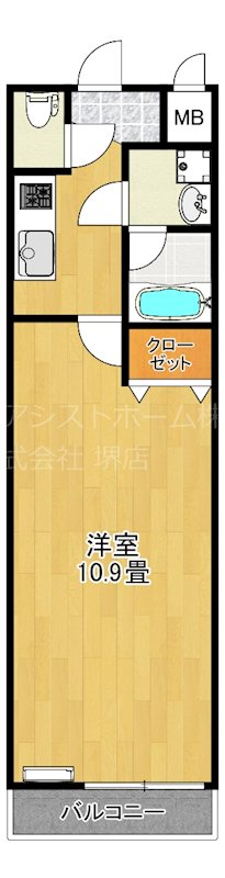 フジパレス津久野Ⅱ番館 間取り