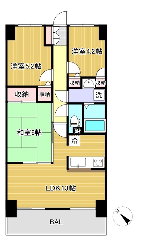アソシア和泉府中 間取り