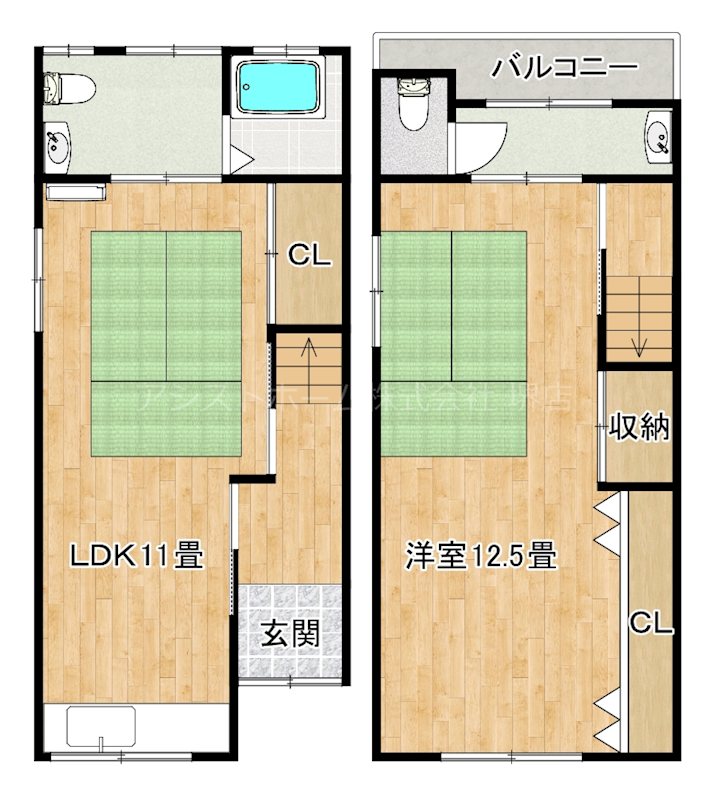 香ヶ丘戸建て 間取り