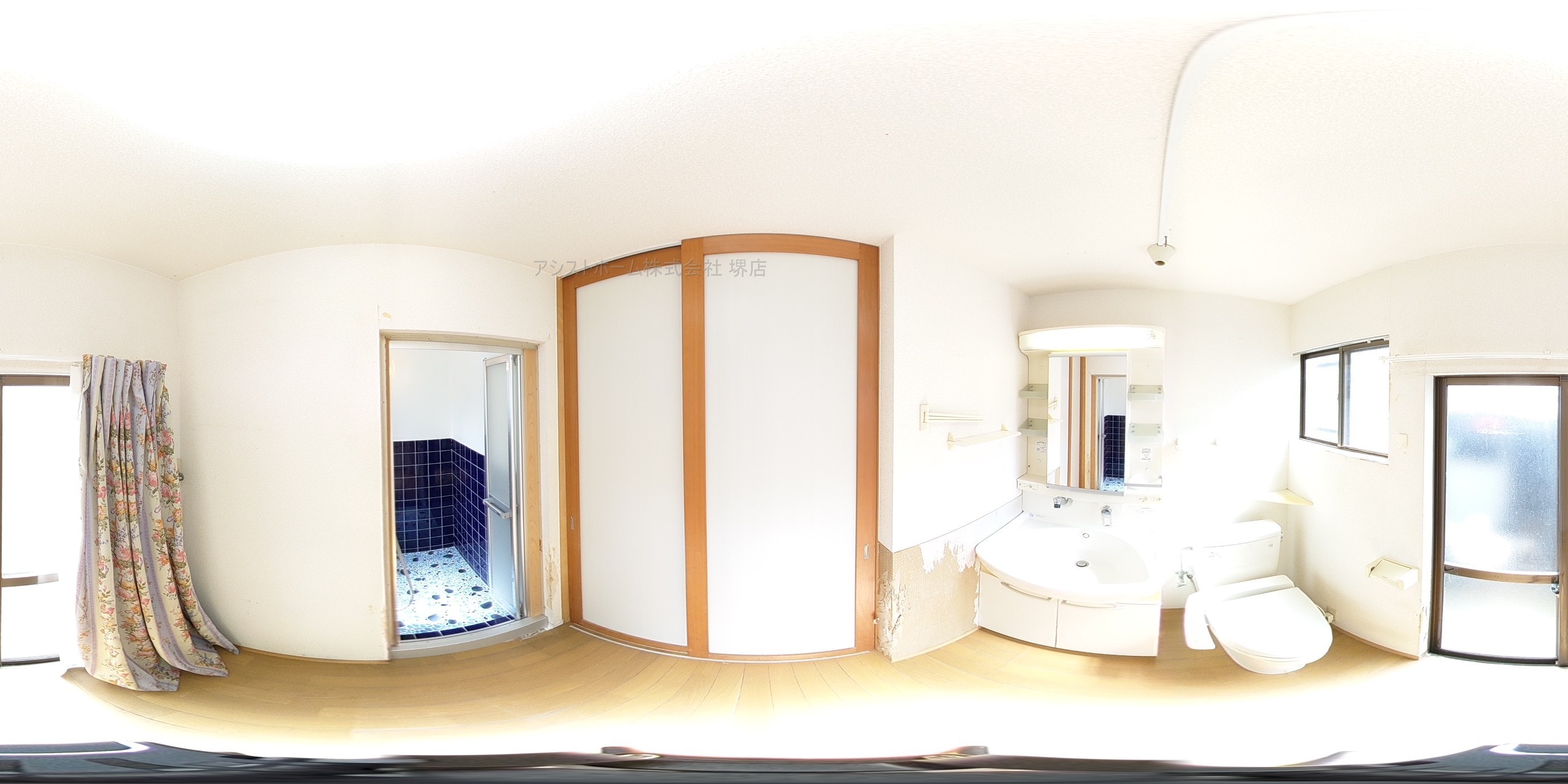 香ヶ丘戸建て 洗面所