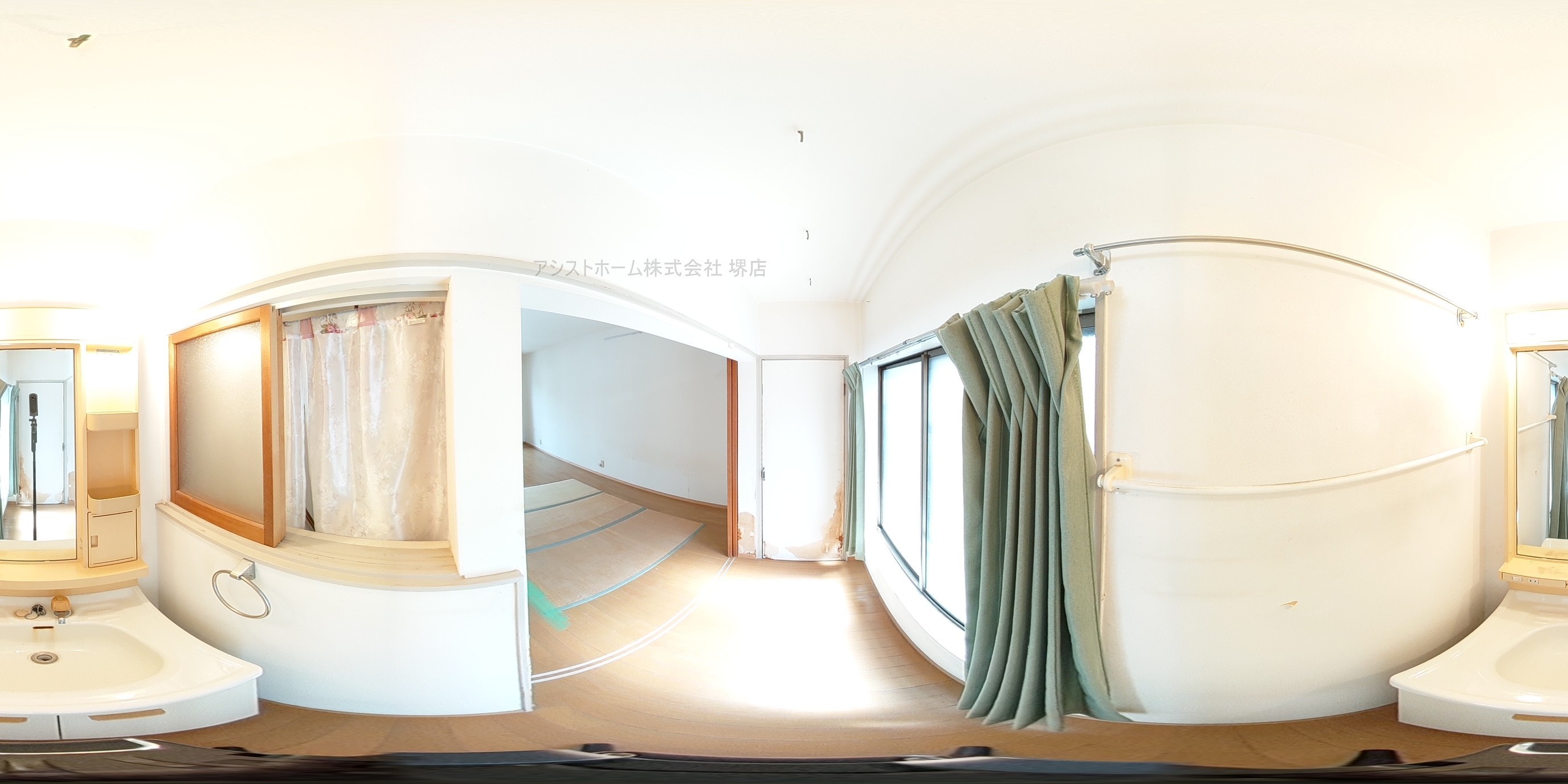 香ヶ丘戸建て 洗面所