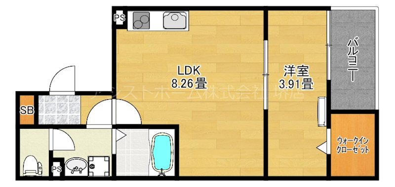 F+style西取石5号館 間取り