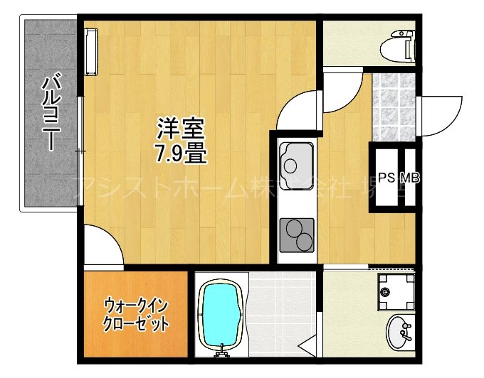 フジパレス堺諏訪森ノース 間取り