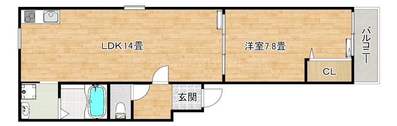 フジパレス湊駅東 間取り
