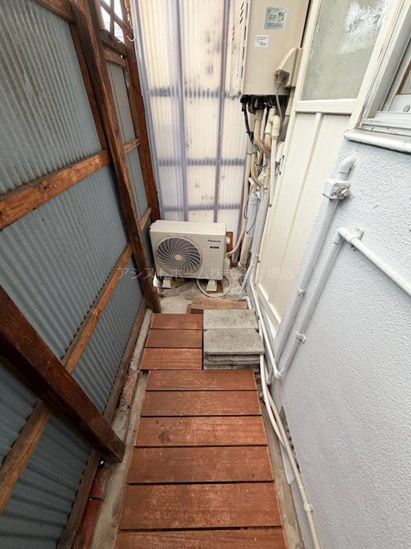 南庄町アパート ベランダ