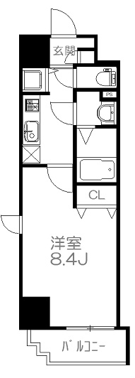 メルシー･ヴォクー 間取り図