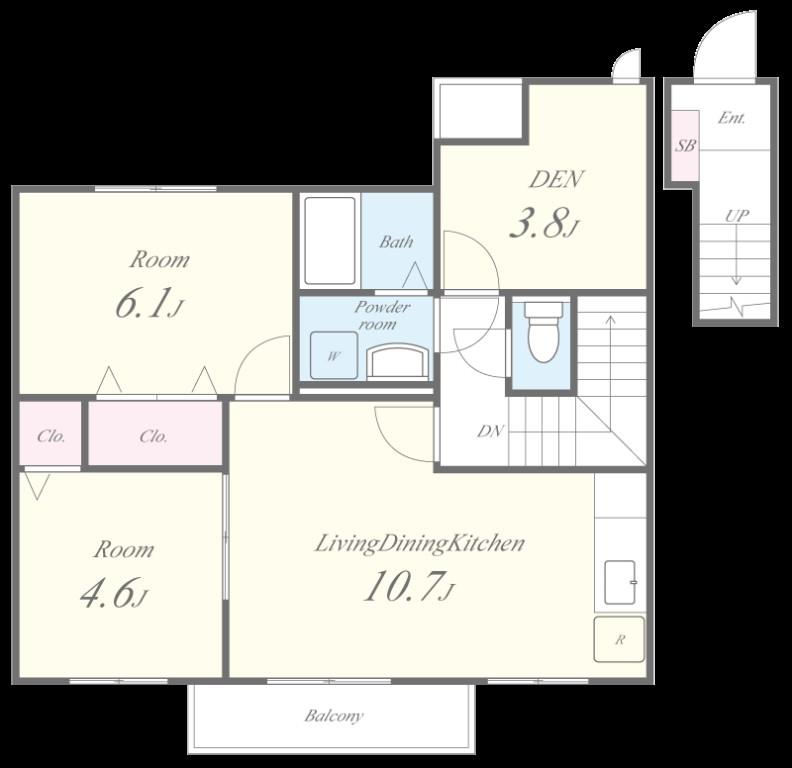 メゾン・ド・シュトラス 間取り図