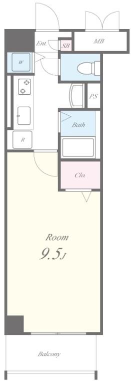 プレジール千駄木 間取り図