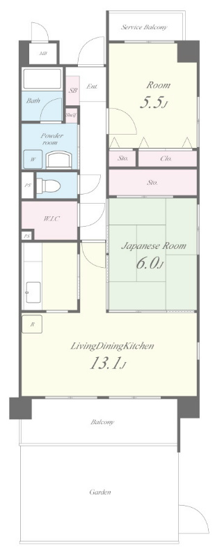 エクセレント 間取り図