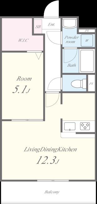 ガーデンテラス西川口 間取り図