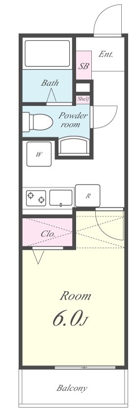 ドゥ・エスポアール 間取り図