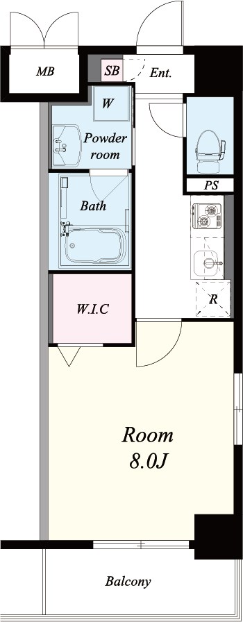レユシール塚本 間取り図