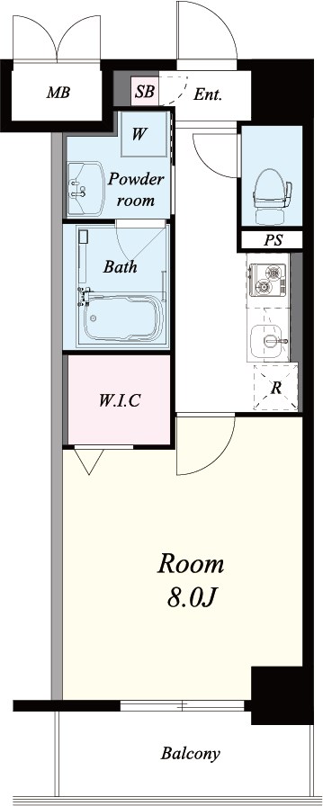 レユシール塚本 間取り図