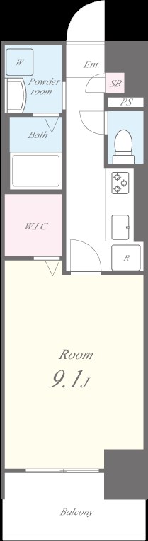 ライツ福助 間取り図