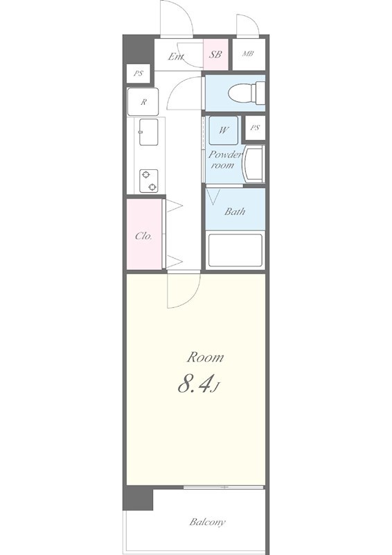 クレストⅠ 間取り図