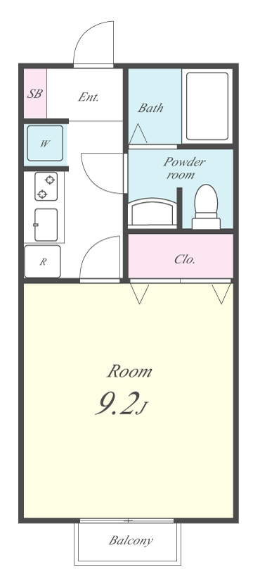 ワイズコート 間取り図