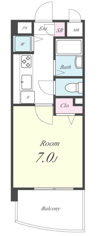 WAVE鳩ヶ谷 間取り図
