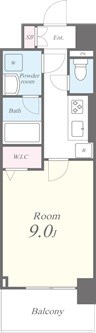 キャナルテラス品川 間取り図