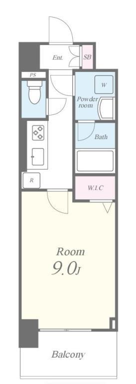 キャナルテラス品川 間取り図