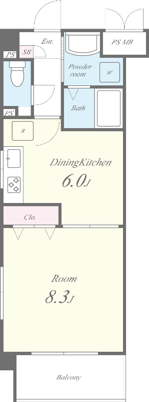 ｺﾝﾌｫｰﾄ ﾌﾟﾚｲｽ(藤沢) 間取り図