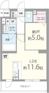 ベルクレール豊中 間取り図