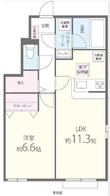 カーム ヴィラ 間取り図