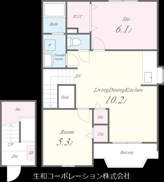 カーサ高尾 間取り図