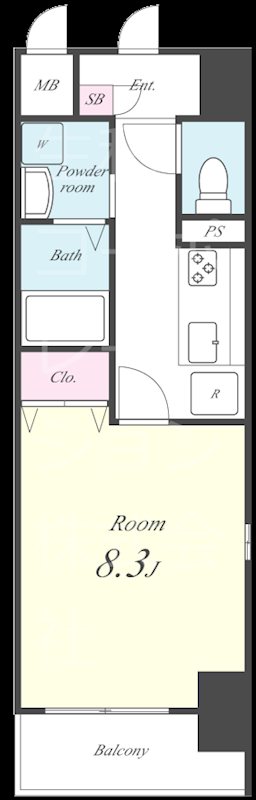 ラフィネ所沢 間取り図