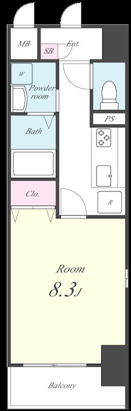 ラフィネ所沢 間取り図