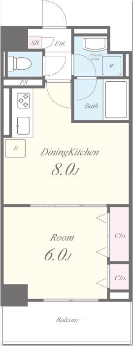 グリュックス クレー 間取り図