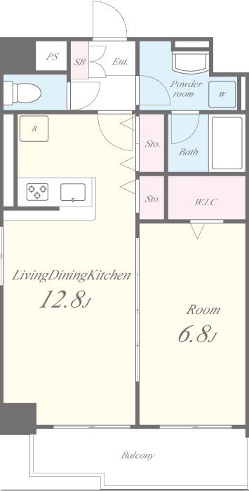 グリュックス クレー 間取り図