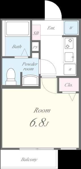 ベラフォレスタ上野毛 間取り図