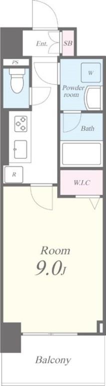 キャナルテラス品川 間取り図
