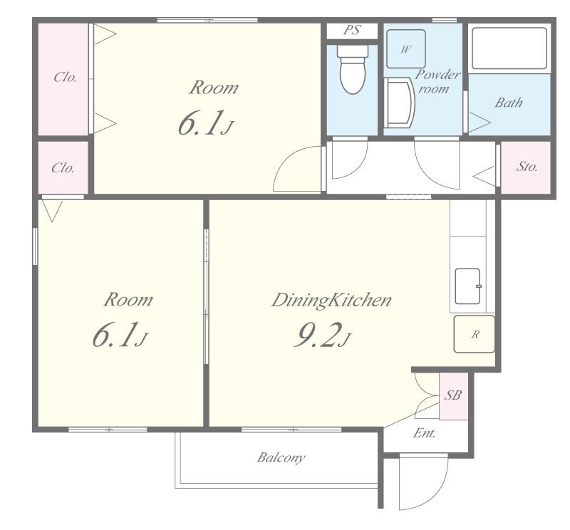 パストラル・ドミール 間取り図