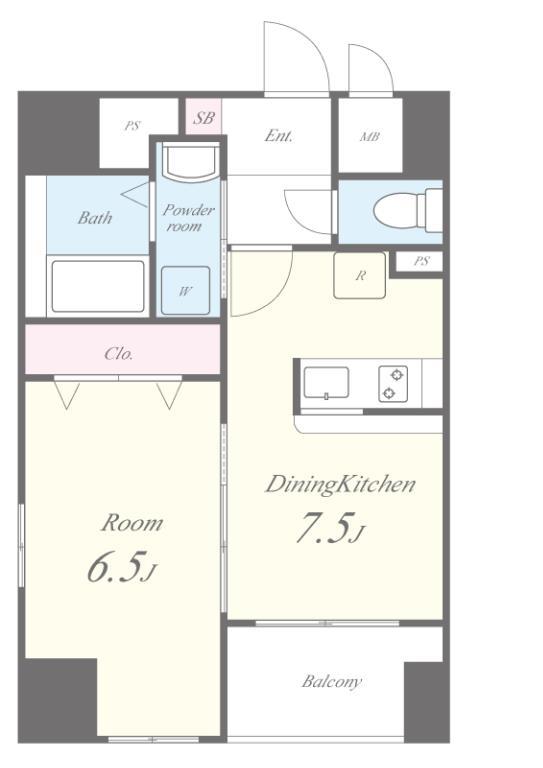 ペイサージュ文京 間取り図