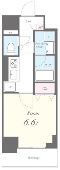 イート アパートメント ヴェリタス 間取り図
