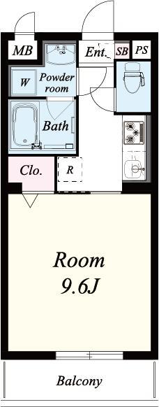 ビウォール正木 間取り図