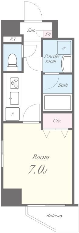 クレシェンテ梅月 間取り図